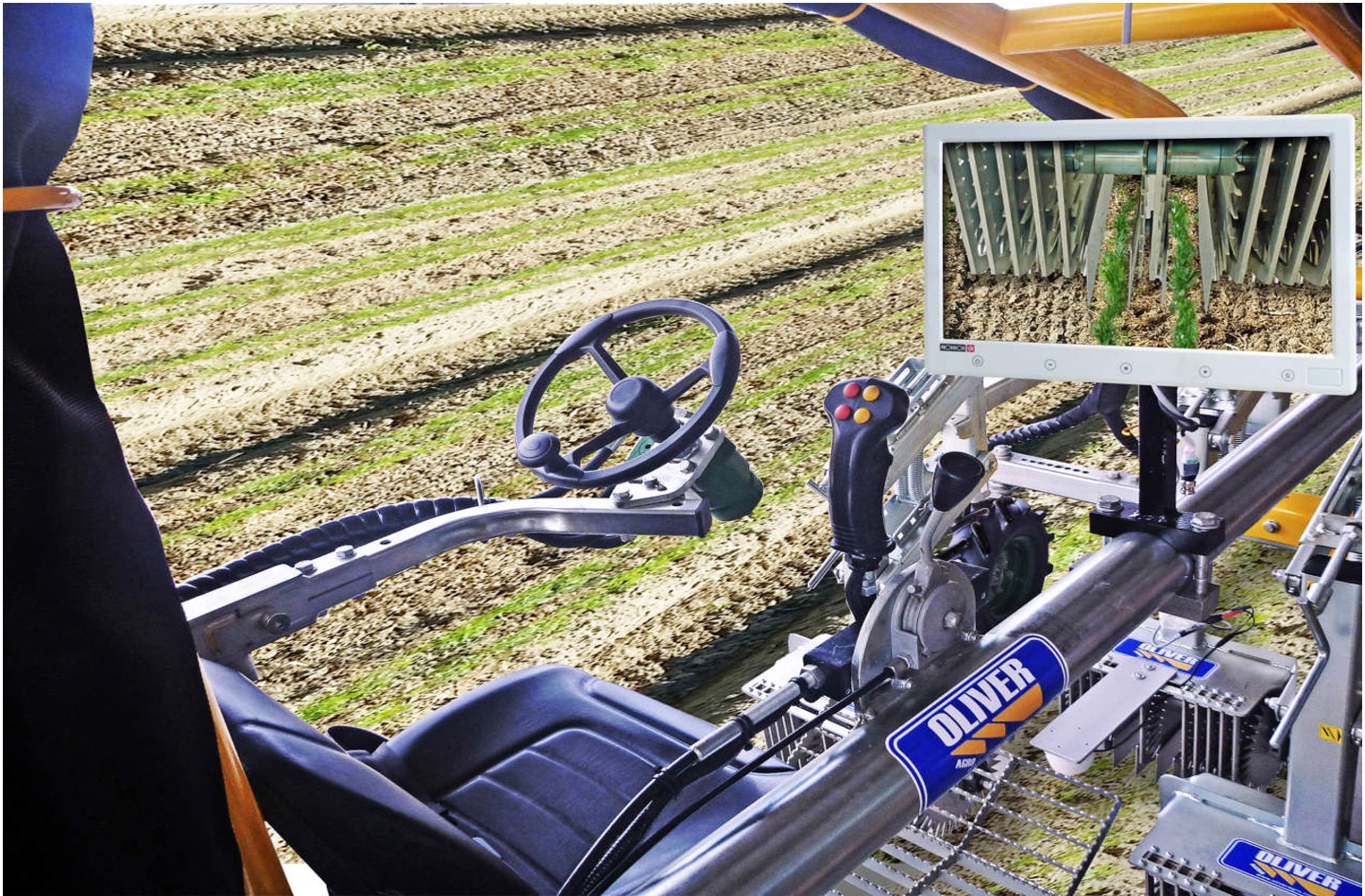 Mechanical weeding coupled with sensors 